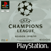 UEFA Champions League Season 1998/1999 PAL Playstation  box art